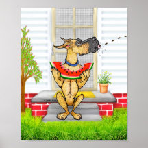 Great Dane SPIT Fawn Print