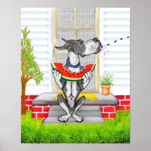 Great Dane SPIT Mantle Poster