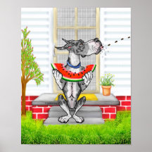 Great Dane SPIT MerleB Print
