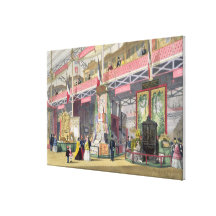 Great Exhibition, 1851: France No.1, display of fa Gallery Wrap Canvas