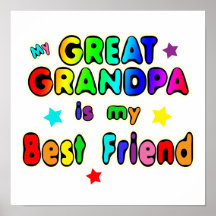 Great Grandpa Best Friend Print