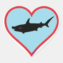 great hammerhead shark sticker