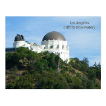 Great LA Griffith Observatory Postcard!