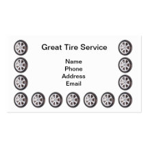 Great Tire Services Business Card