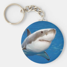 Great White Shark Keychain