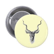 Greater Kudu Pinback Button