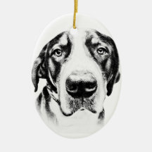 Greater Swiss Mountain Dog Christmas Ornaments