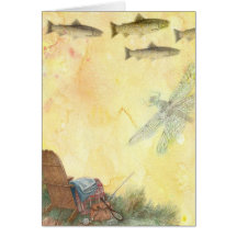 greatest dad-trout fishing -greeting card
