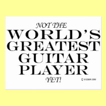 Greatest Guitar Player Yet postcards
