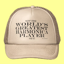 Greatest Harmonica Player Yet hats