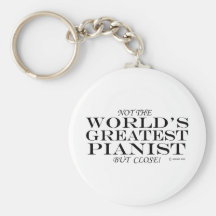 Greatest Pianist Close Key Chain