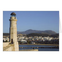 GREECE, CRETE, Rethymno Province, Rethymno: Greeting Card