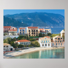 GREECE, Ionian Islands, KEFALONIA, Assos: 2 Poster