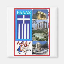 GREECE REFRIGERATOR MAGNETS