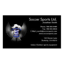 Greece Soccer Champions Business Card Templates