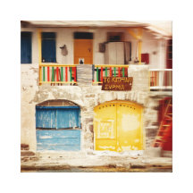 Greek Building Canvas Print