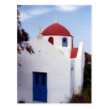 greek islands postcard