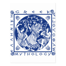 Greek Mythology - Blue Postcards