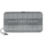 Greek Pattern custom Doodle speaker