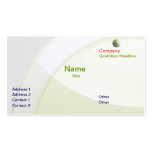 Green Abstract Business Card Template