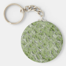 Green algae effect pattern. keychain
