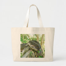 Green Anaconda Tote Bag