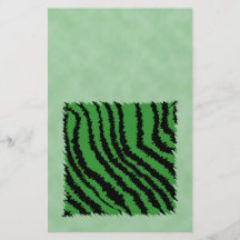 Green and black abstract jungle pattern. full color flyer