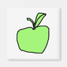 Green Apple. Magnet