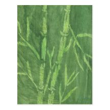 Green Bamboo Postcards