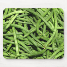 Green Beans Mouse Pads