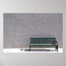 Green Bench Poster
