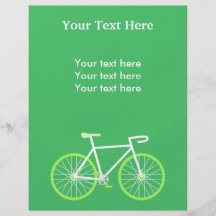 Green Bike Flyer Design