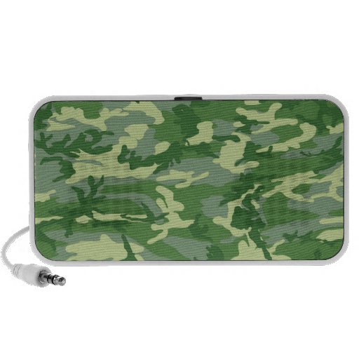 Green Camo Notebook Speakers