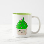 Green Clover St Patricks Day Cute Cupcake Coffee Mugs
