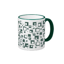 Green Cubes Mugs