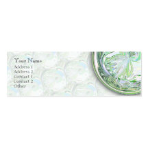 Green Dance Skinny Business Card