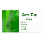 Green Day Spa Business Card