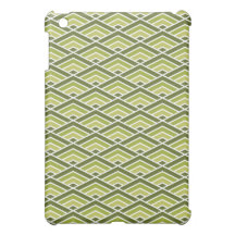Green Dimond Stripes iPad Mini Case