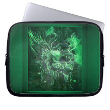 Green Dragon Computer Sleeve