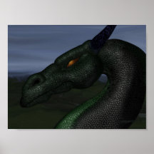green-dragon poster