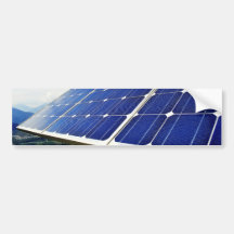 Green Energy Solar Power Bumper Sticker