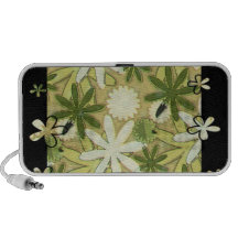 Green flowers mp3 speaker