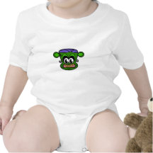 Green Frankenstein monkey Tee Shirt