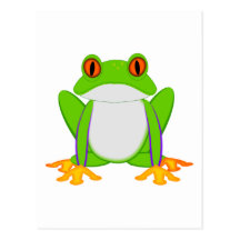 Green Frog Postcard