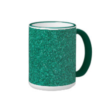 Green Glitter Mug