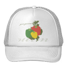 Green Gourmet Bell Pepper Mesh Hats