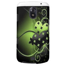 green hearts samsung galaxy nexus cases