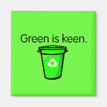 Green is Keen Magnets