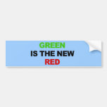 GREEN IS THE NEW RED BUMPER STICKERS