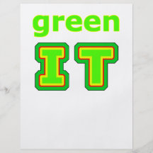 green IT The MUSEUM gibsphotoart Full Colour Flyer